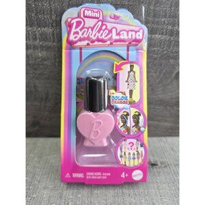 BarbieLand Color Change Mini 1.5” Doll NAIL POLISH NEW Light Pink g26